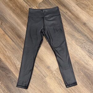 ZYIA Sleek Matte Black Women’s Leggings | Size 4